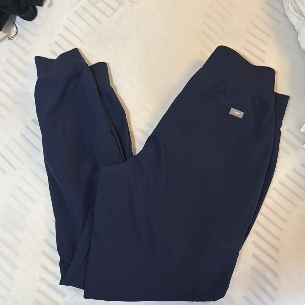 Figs Navy Blue Technical Scrub Pants